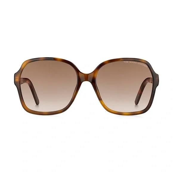 🔥♥️🔥Marc Jacobs Havana 57MM Oversized Square Sunglasses🔥♥️🔥 - Picture 5 of 10